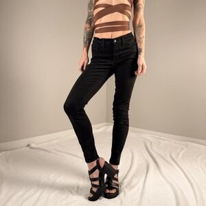 Madewell Black High-Rise Skinny Jeans – Size 26 Tall | Stretch Denim